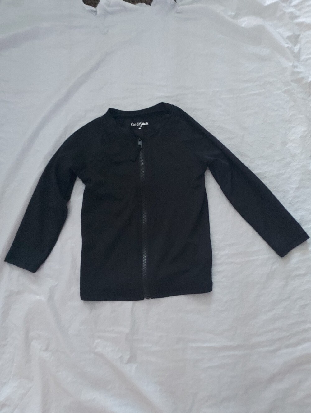 Cat & Jack Black Zip-Up Kids Jacket
